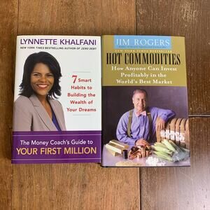 Lynette‎ Khalfani + Jim Rogers Financial advice planning hardback book BUNDLE